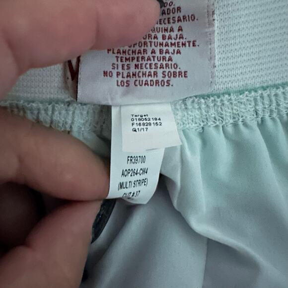 Merona Multicolor Striped Accordion Pleated Skirt Women's Size Medium - Picture 8 of 9